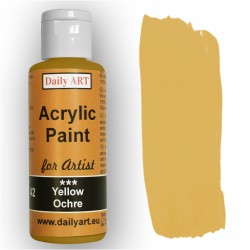 Akrylová umělecká barva Žlutý okr Daily ART