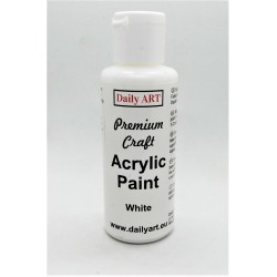 Akrylová barva White premium craft 50ml Daily ART