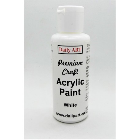 Akrylová prémiová barva bílá 50ml Daily ART