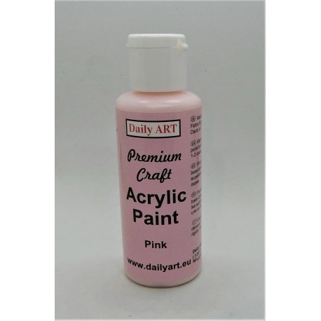 Akrylová prémiová barva růžová 50ml Daily ART