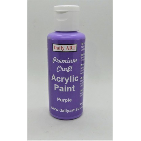 Akrylová prémiová barva fialová 50ml Daily ART