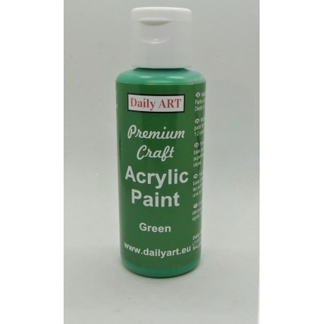 Akrylová prémiová barva zelená 50ml Daily ART