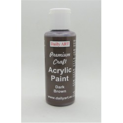 Akrylová prémiová barva tmavě hnědá 50ml Daily ART