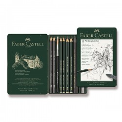 Faber Castell Pitt Graphite set 11ks v plechové krabičce