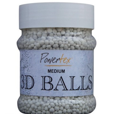 Kamenné 3D kuličky střední 230 ml Powertex