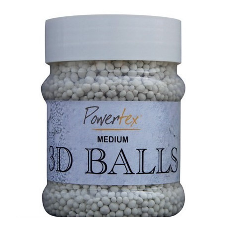Kamenné 3D kuličky střední 230 ml Powertex