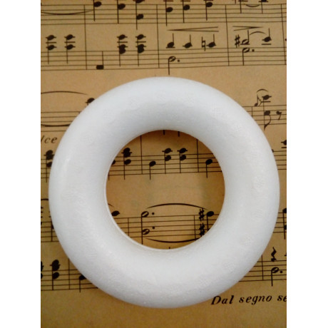 Polystyrenový věnec, průměr 10 cm