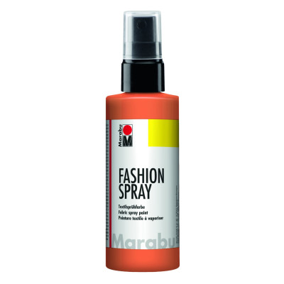 Fashion sprej na světlý textil mandarinkový 100 ml Marabu