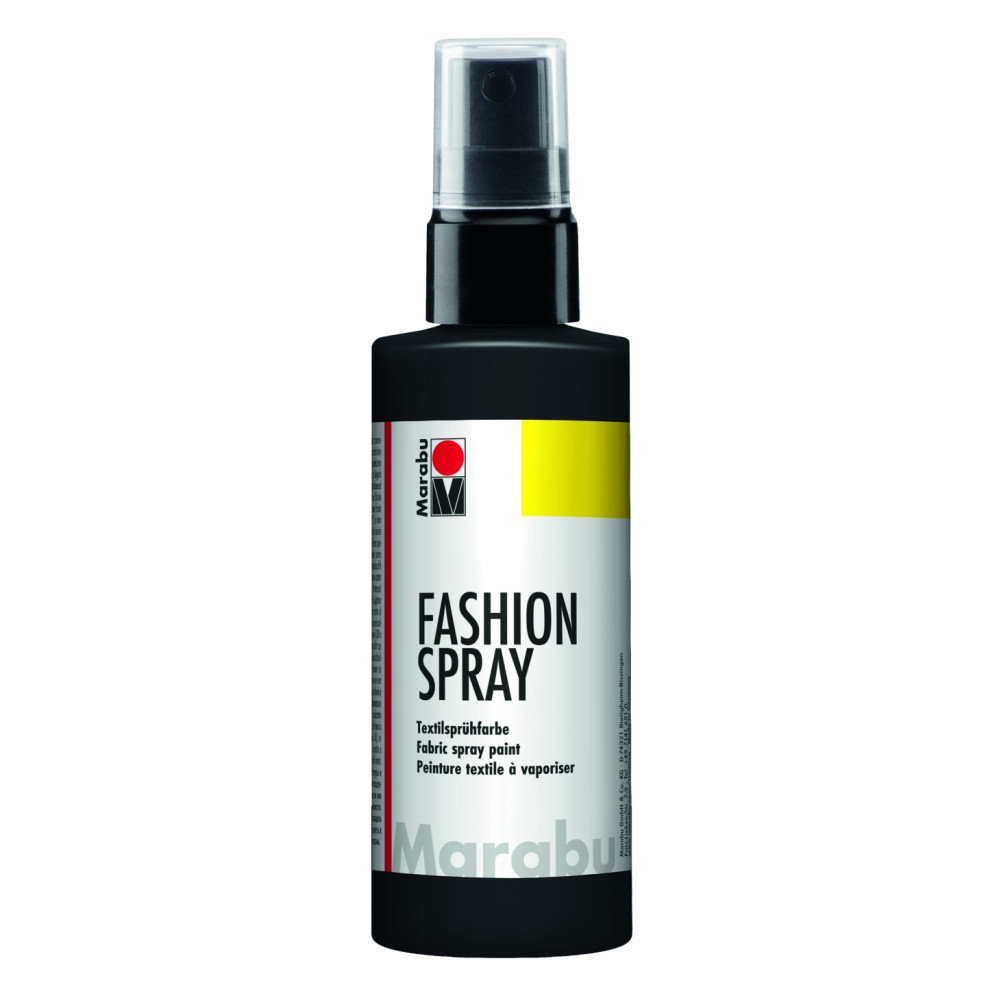 Fashion sprej na světlý textil černý 100 ml Marabu