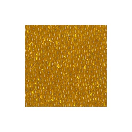 Kuličky skleněné průhledné, žlutá, průměr 1,2mm