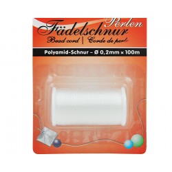 Polyamidová šnůrka, průměr 0,2mm, 10m