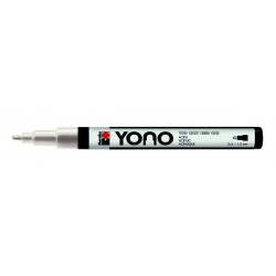 YONO univerzální 0,5 - 1,5 mm akrylový popisovač bílý Marabu