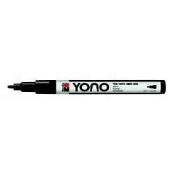 YONO univerzální 0,5 - 1,5 mm akrylový popisovač černý Marabu