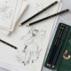 Tužky grafitové umělecké matné sada 6 kusů Faber Castell