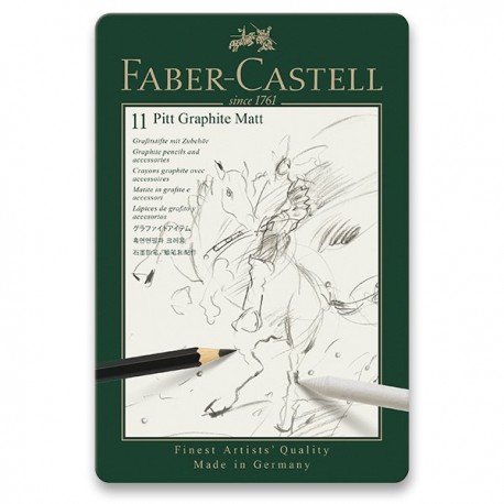 Faber Castell Pitt graphite matt Sada matných tužek 11ks 