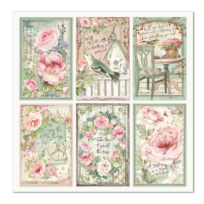Sada papírů na scrapbooking House of Roses Stamperia