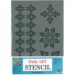 Šablona plastová A4 Geometrické tvary Daily ART