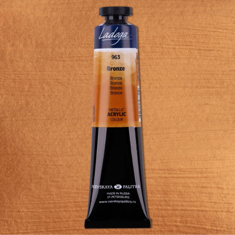 Akrylová umělecká barva bronzová metalická 46 ml