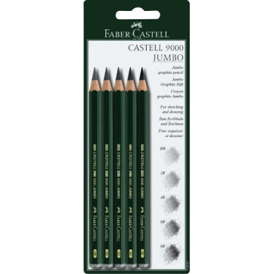 Tužky umělecké Jumbo sada 5 kusů na blistru Faber Castell