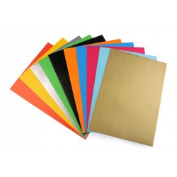Papíry barevné samolepící A4 95g/m² 10 listů