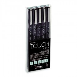 Sada linerů Touch liner 5 kusů šedé odstíny ShinHan