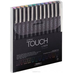 Sada linerů Touch liner 0,1 mm 12 kusů barevné odstíny ShinHan