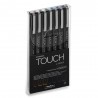 Sada linerů Touch liner 0,1 mm 7 kusů barevné odstíny ShinHan