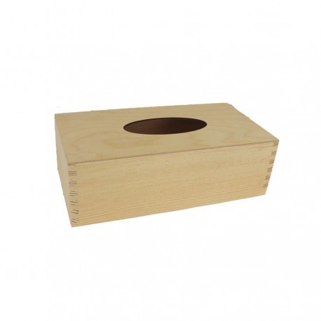 Box na kapesníky dřevěný z masivu 25,5 x 13,5 x 8 cm