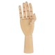 Dřevěný model ruka pravá 30 cm