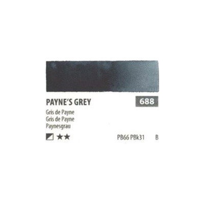 ShinHan Akvarelová barva PWC 15 ml Payne's grey 688