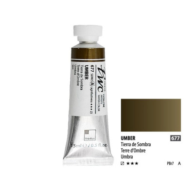 ShinHan Akvarelová barva PWC 15 ml Umbra 677