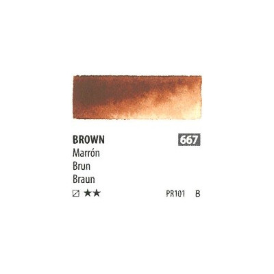 ShinHan Akvarelová barva PWC 15 ml Brown 667