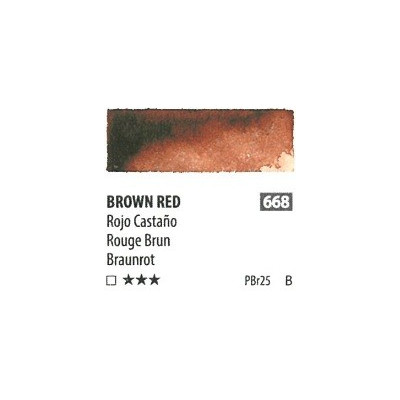 ShinHan Akvarelová barva PWC 15 ml Brown Red 668