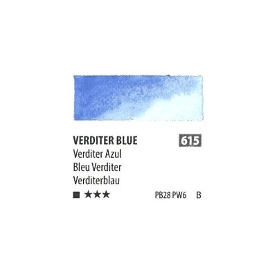 ShinHan Akvarelová barva PWC 15 ml Verditer Blue 615