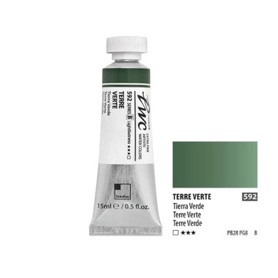ShinHan Akvarelová barva PWC 15 ml Terre Verte 592