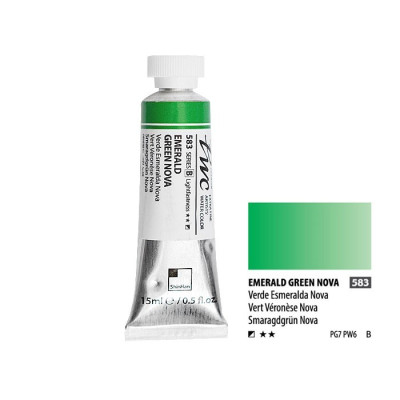 ShinHan Akvarelová barva PWC 15 ml Emerald Green Nova 583