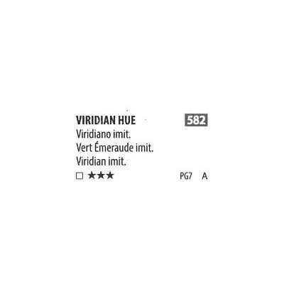 ShinHan Akvarelová barva PWC 15 ml Viridian HUE 582