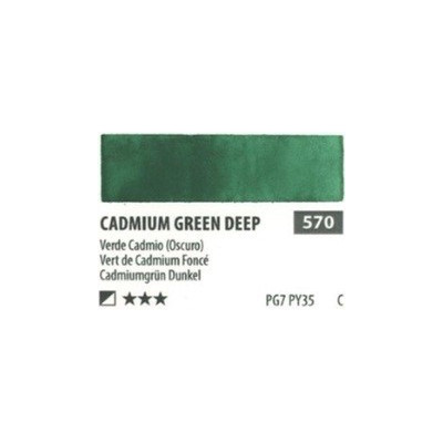 ShinHan Akvarelová barva PWC 15 ml Cadmium Green Deep 570