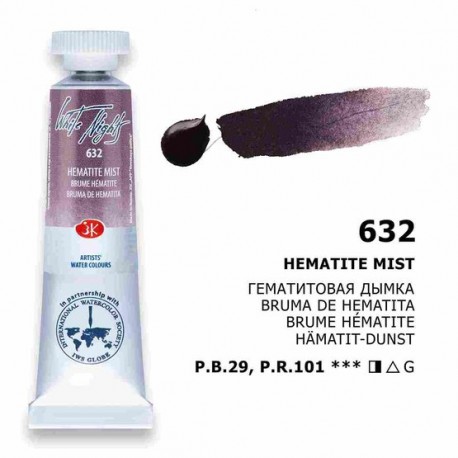 Akvarelová barva Hematite mist 632 White Nights Nevskaya Palitra 10 ml