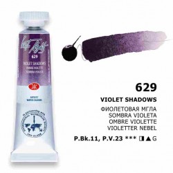 Akvarelová barva Violet shadows 629 White Nights Nevskaya Palitra 10 ml