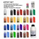 Akrylové umělecké barvy 18 x 50 ml 1x 500 ml + doplňky Daily ART