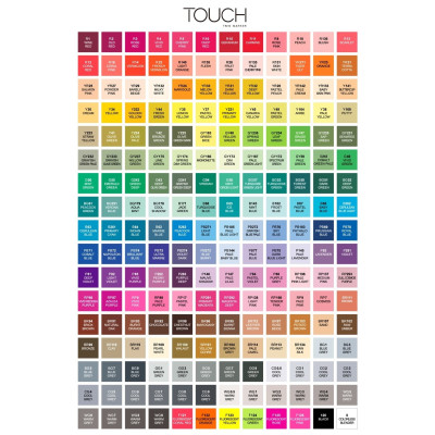 Vzorník Touch Twin Marker ShinHan