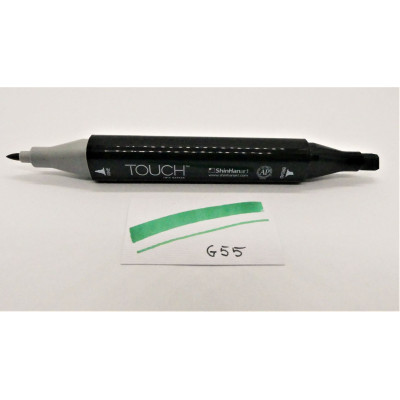 ShinHan Lihová fixa Touch oboustranná Emerald Green G55