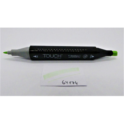 ShinHan Lihová fixa Touch oboustranná Spring Dim Green GY174
