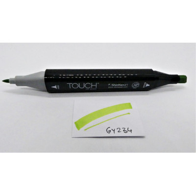 ShinHan Lihová fixa Touch oboustranná Leaf Green GY234