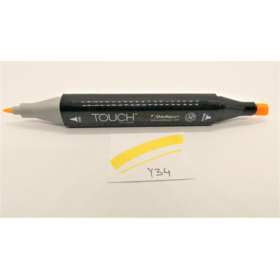 ShinHan Lihová fixa Touch oboustranná Yellow Y34