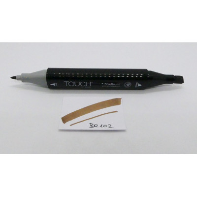 ShinHan Lihová fixa Touch Twin Marker BR102 Raw Umber