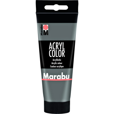 Akrylová barva tmavě šedá 100 ml Marabu