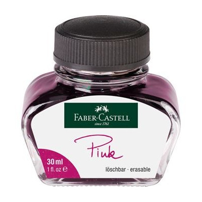 Inkoust do plnicích per růžový 30 ml Faber Castell
