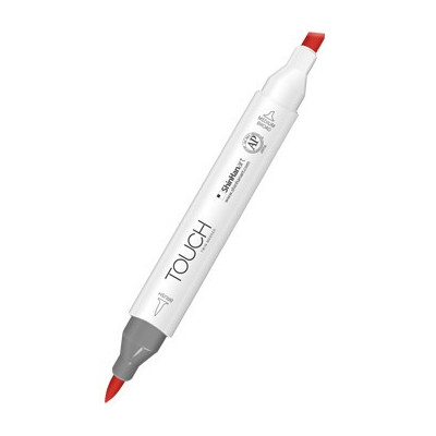 Touch Twin Marker Brush 12 ks štětečkové oboustranné fixy pleťové odstíny ShinHan